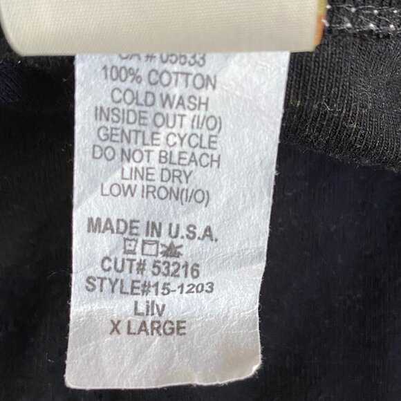 Vintage Jess & Jane Artsy Bold Shirt Abstract Statement Funky Lagenlook USA-XL - Picture 12 of 12